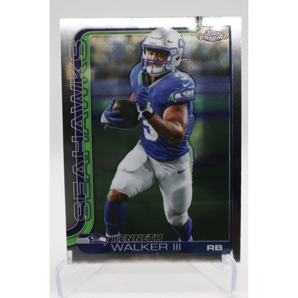 2025 Topps Chrome Football Base #276 Kenneth Walker III Seahawks
